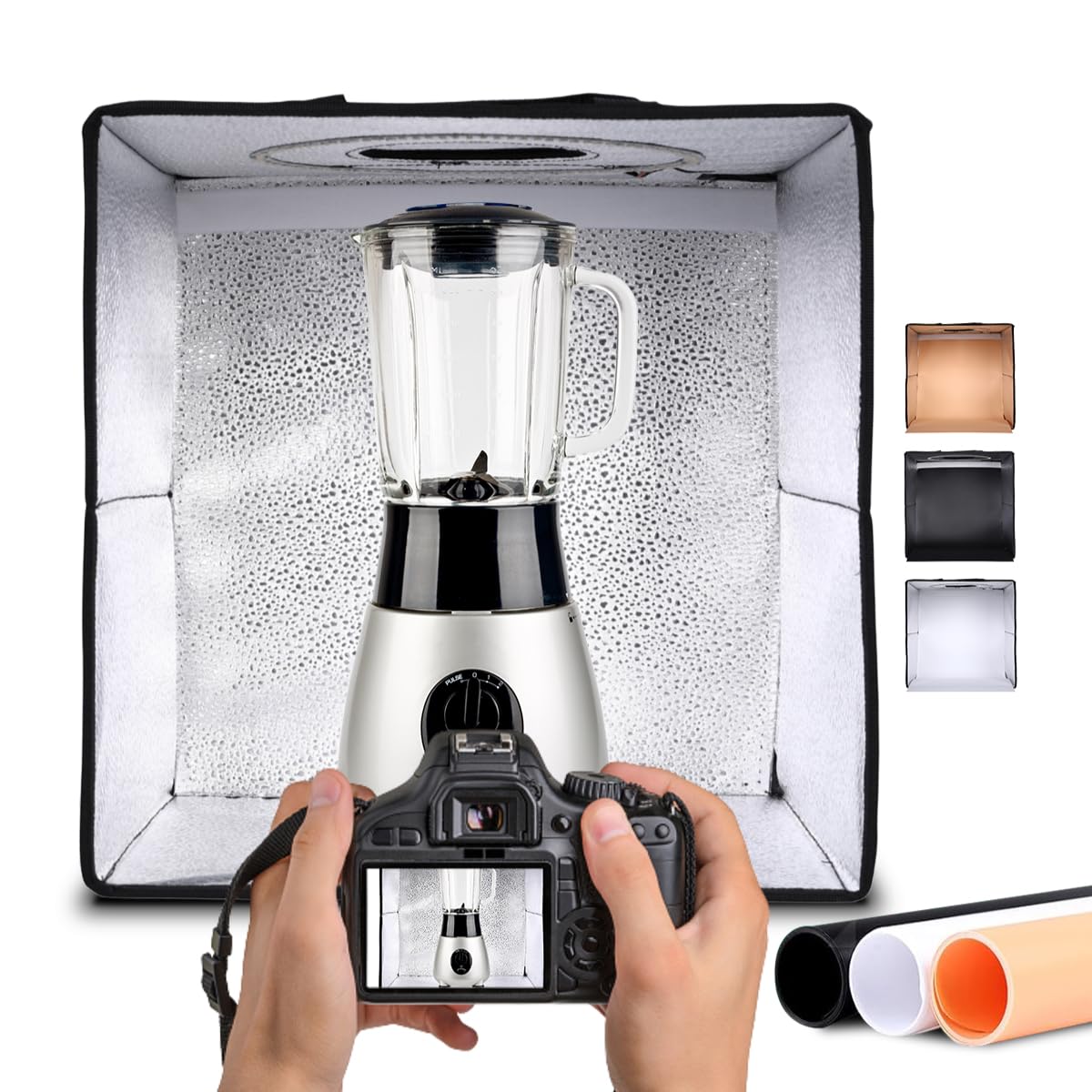 Xenos ''Opvouwbare Fotostudio'' UPDATE 1 lampje kapot