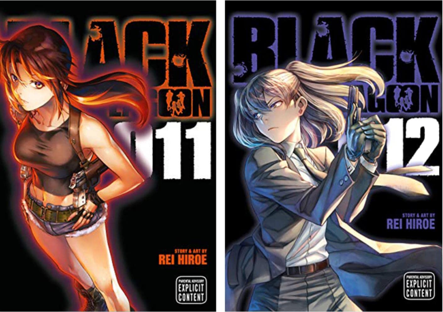 Black Lagoon - Conjunto de manga Vol. 1-12 de Rei Hiroe