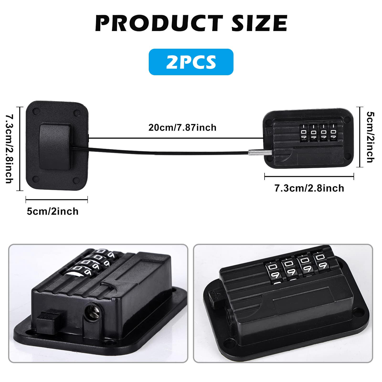 Chiusure Di Sicurezza Per Bambini Con Chiave - Blocca Frigoriferi, Armadi, Finestre E Cassetti - Foto 6