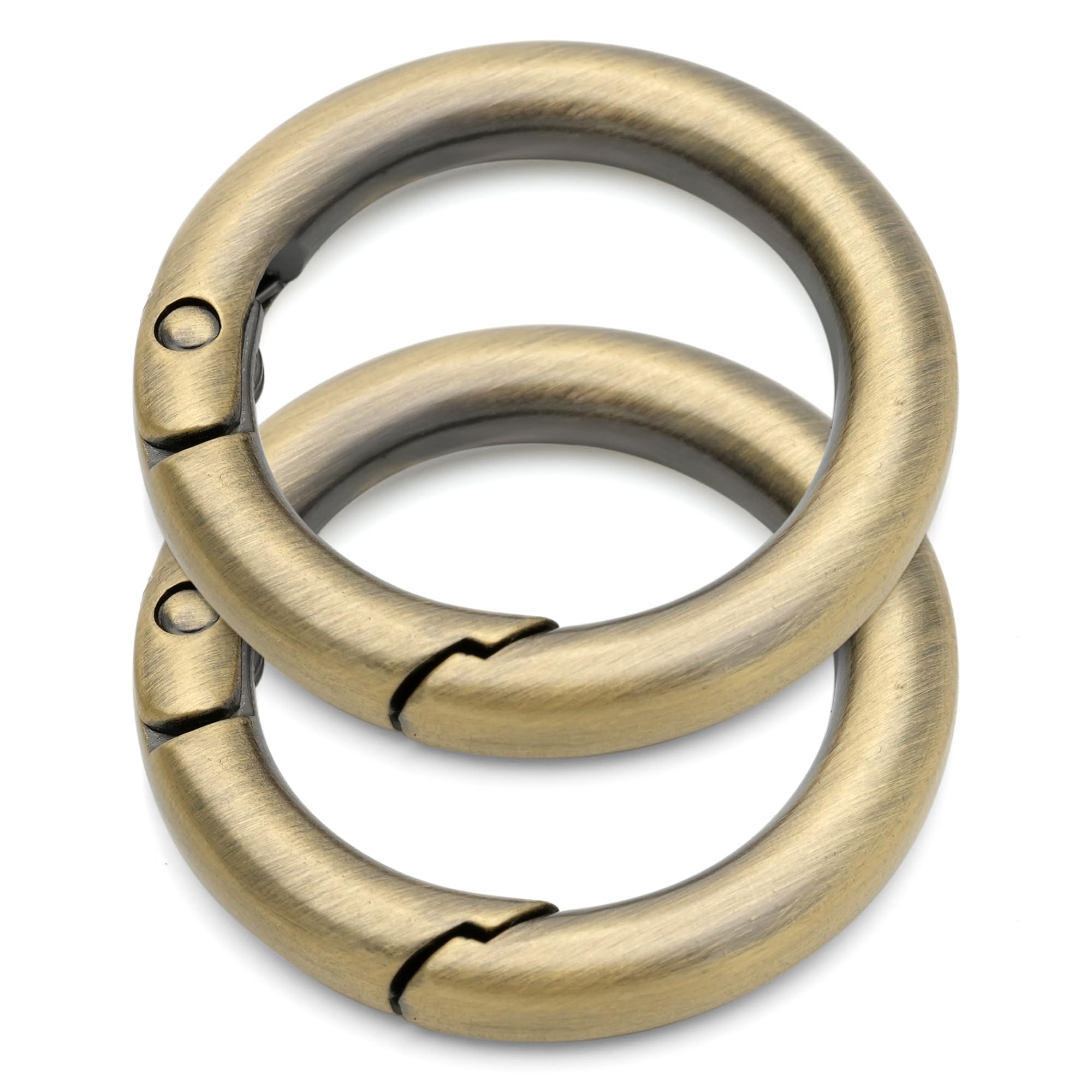 Amazon.com: CRAFTMEMORE 2pcs 1 1/2 Inch O Rings Snap Clip Spring