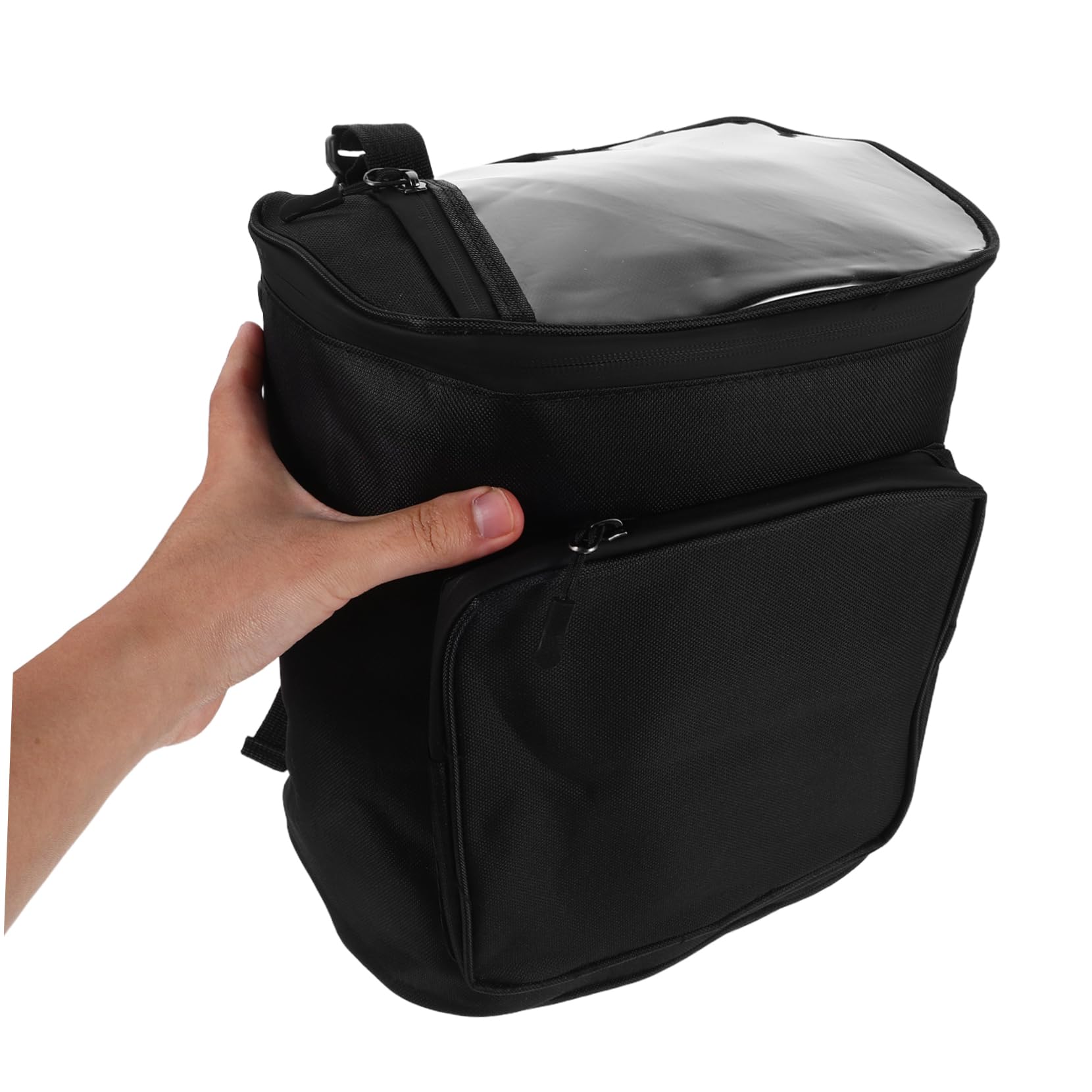 Gatuida Bolsa para Casco De Bicicleta Eléctrica De Frontal con Soporte para Teléfono Bolsa De Almacenamiento para Patinete Eléctrico y Bicicleta Eléctrica