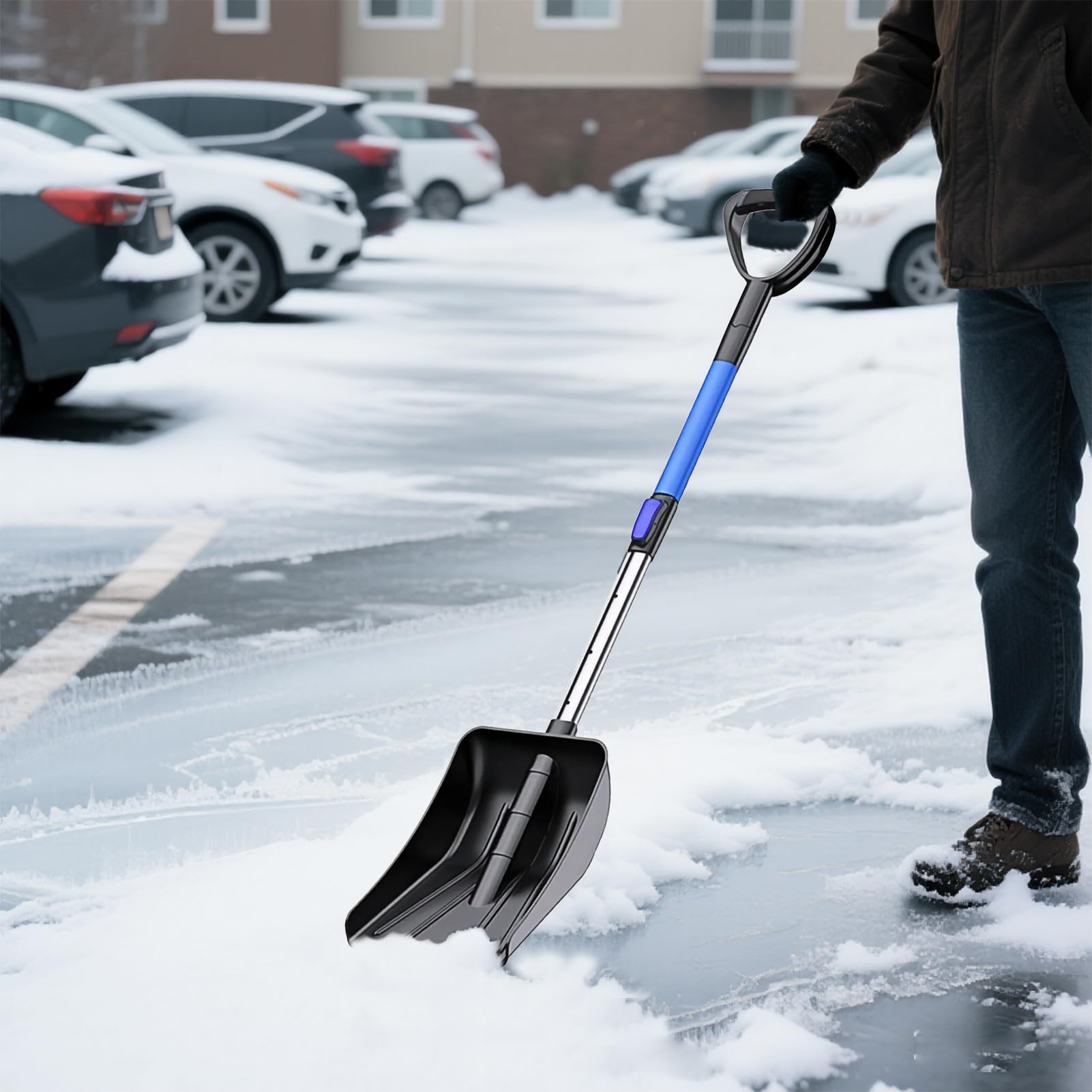 Pala Per Neve Attrezzi Da Giardinaggio Telescopici Ergonomici Regolabili