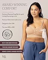 Vista 22 de Kindred Bravely Sublime - Brasier de bombeo manos libres, brasier ajustable para bombeo y lactancia con EasyClip para todos los extractores de leche