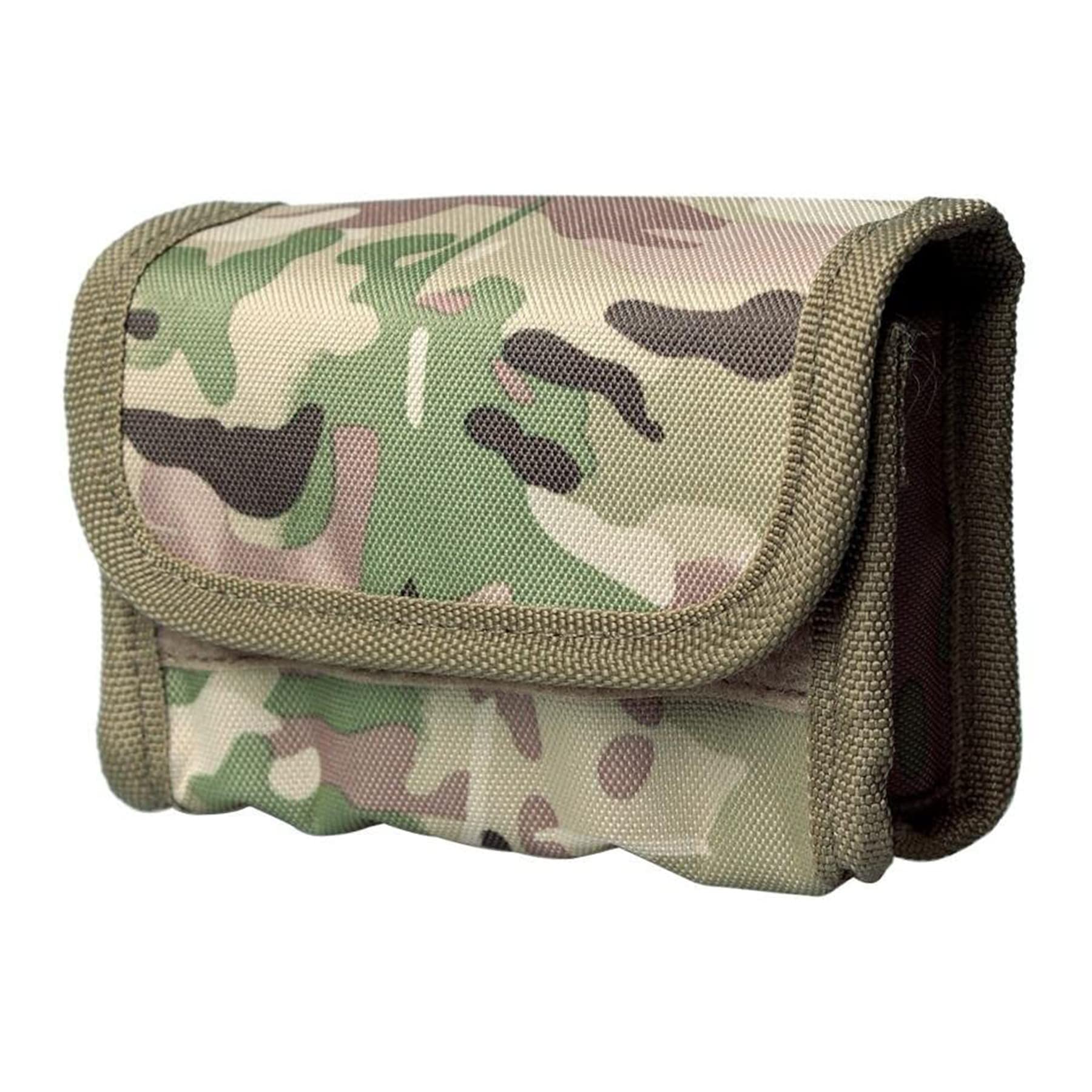 FIREDOG 10 Round Shotgun Shotshell Reload Holder, Molle Shotgun Shell Pouch for 12 Gauge/20G (CP)