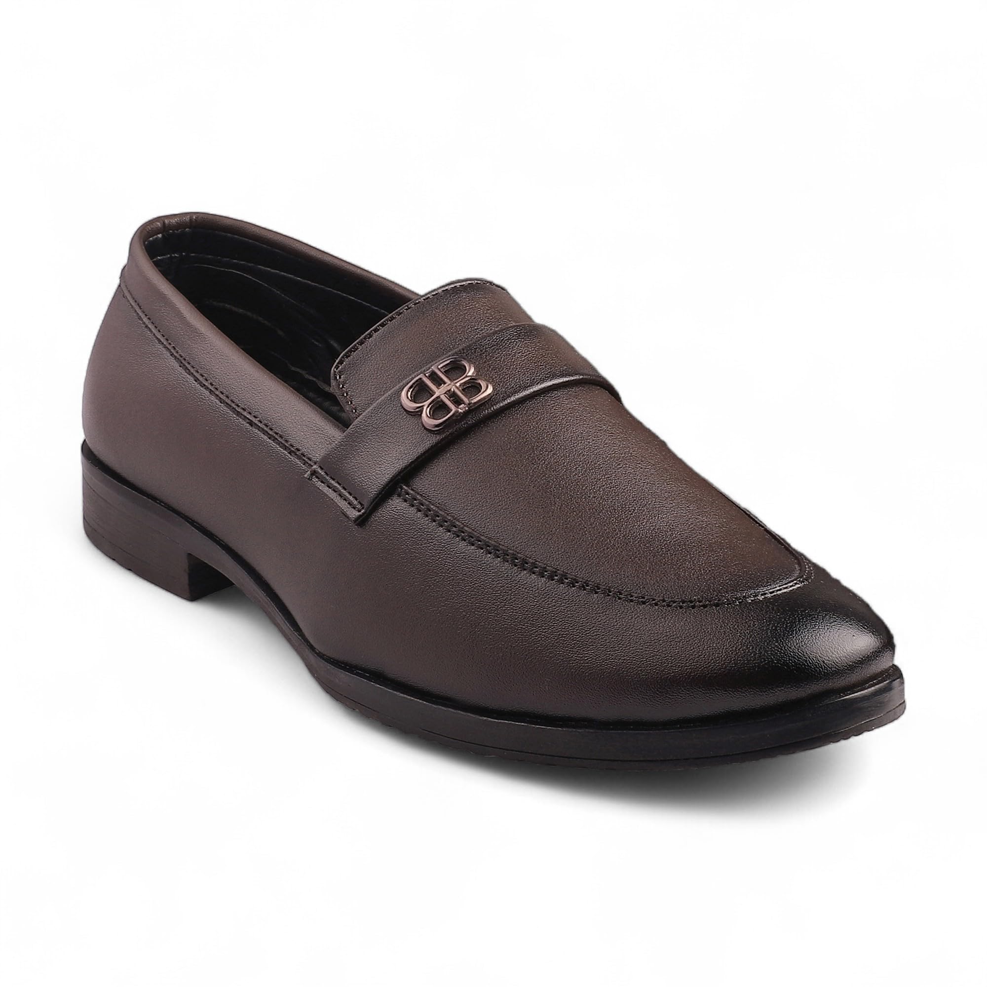 Vegan Leather Loafers for Men, Premium Slip-On Formal Shoes for Men, Stylish No-Lace Loafers for Casual N Business Wear-image-37