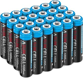 24 Pack 1000mAh AAA Batteries Rechargeable Batteries ASUNCELL 1.2V NiMH battery low self-discharge rechargeable batteries for cordless phones