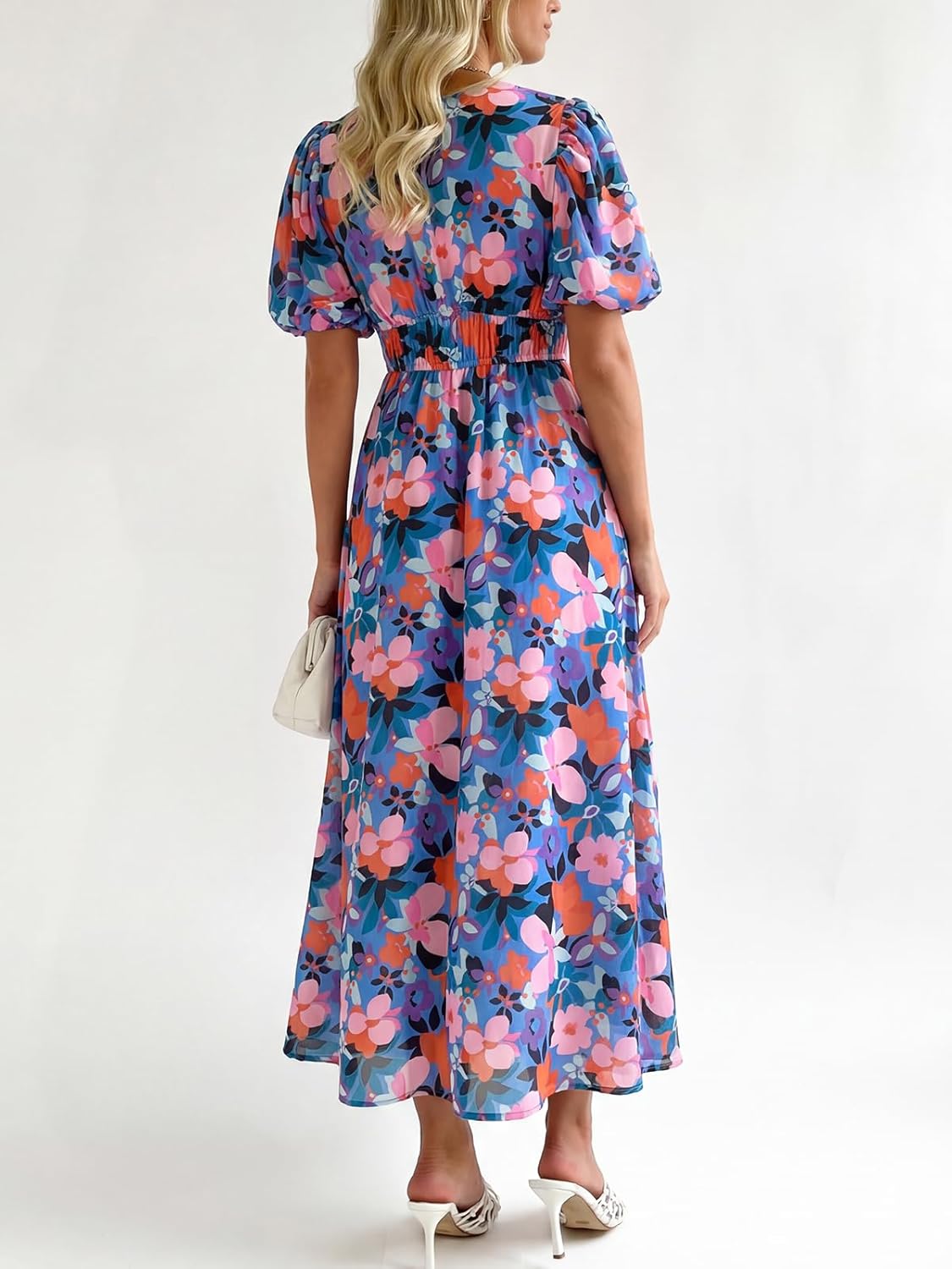 Women's Summer Floral Maxi Dress Spring Wedding Guest Dress 2026 - Image 5