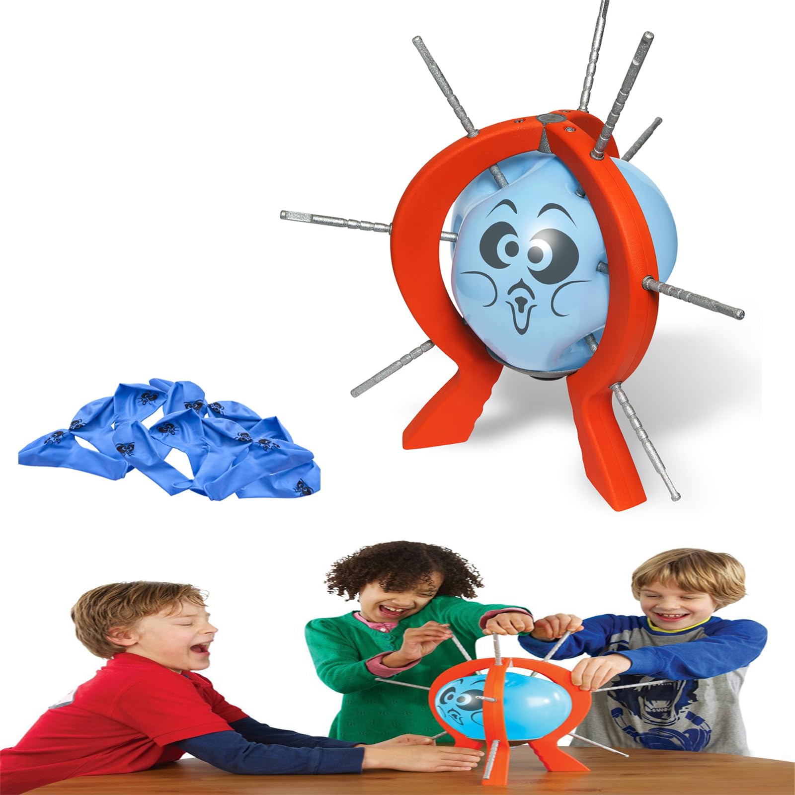UkisisiBalloon Board Game，boom Boom Balloon Game，Balloon Board Game, The Great Balloon Race Board Game, Balloon Burst Board Game Toy, Parent-Child Interaction Family Game