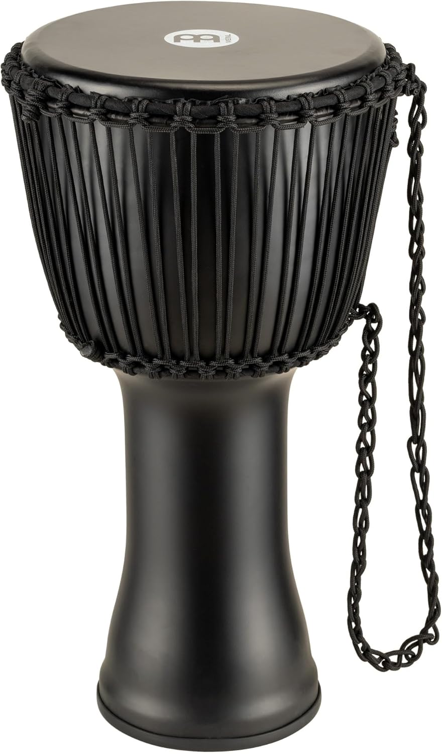 Meinl Percussion Series Travel Djembe Hand Drum Circle Instrument, Synthetic Shell and Goat Skin Head — NOT Made in China — African Mali Weave Rope Tuning, 2-Year Warranty (PADJ4-L-G)