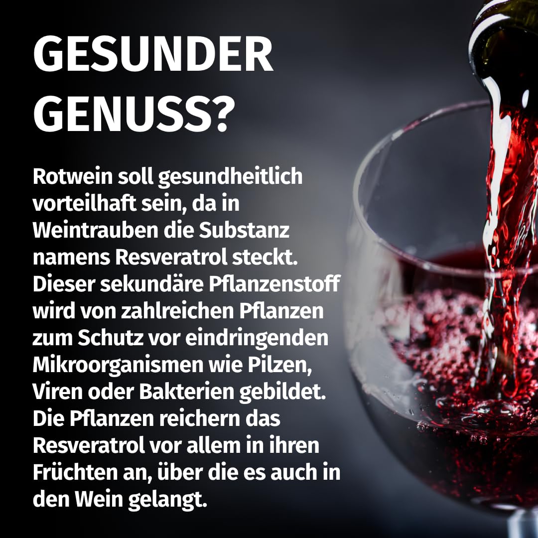 Green Naturals® Trans-Resveratrol 500mg – 60 Kapseln | Reinheit: >98% · 2-Monate · Aus Hefefermentation · Vegan & ohne Zusätze