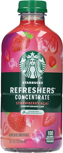 Starbucks Strawberry Acai Refreshers Concentrate, 32 fl oz Bottle