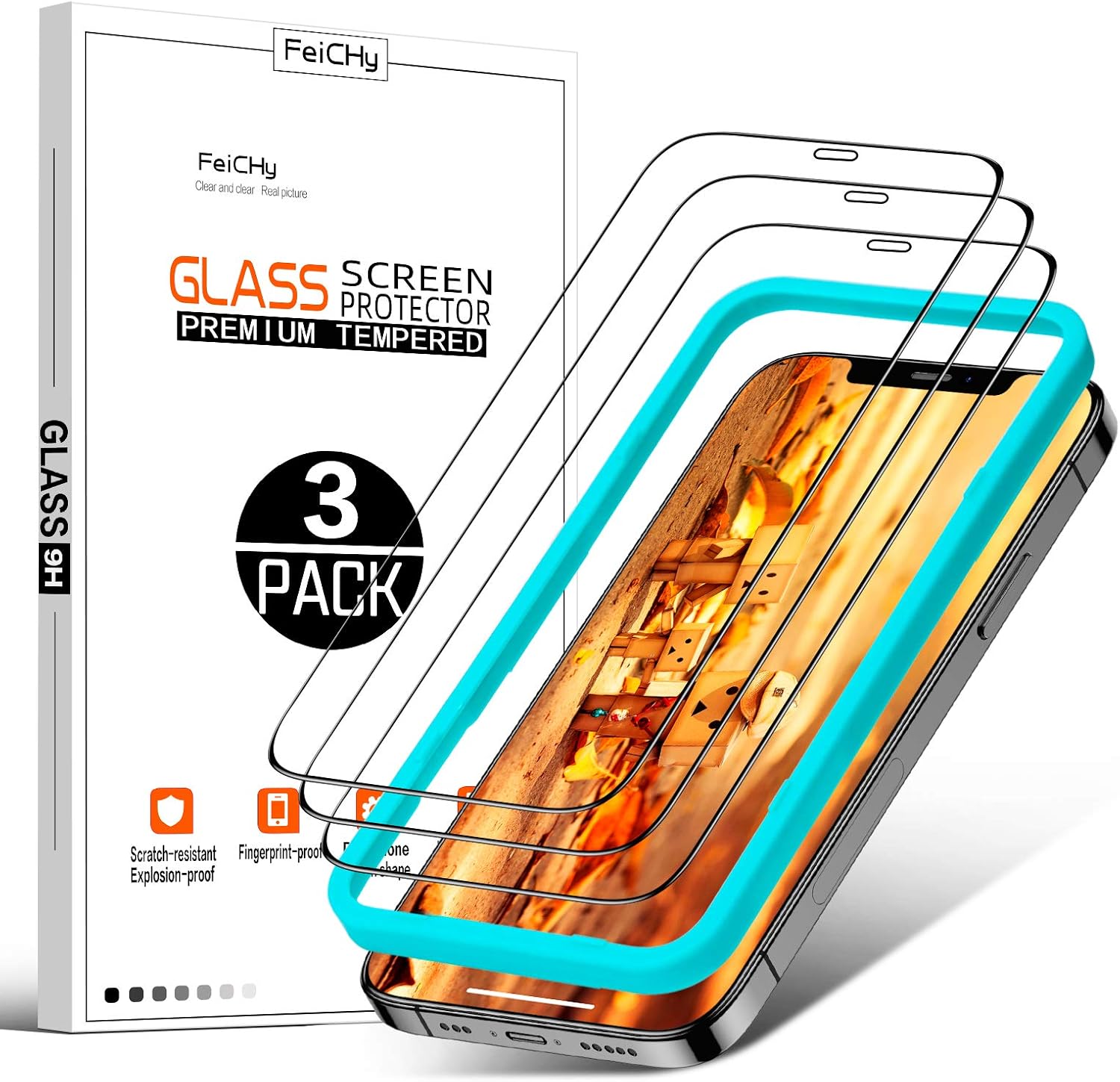Amazon Com Feichy For Iphone 12 Pro Max Screen Protectors With 6 7 Inch 3 Pack For Anti Scratch Anti Dust And Anti Burst Tempered Glass Screen Protector Iphone 12 Pro Max Clear Black Border Cell Phones Amazon Com Feichy For Iphone 12 Pro Max Screen Protectors With 6 7 Inch 3 Pack For Anti Scratch Anti Dust And Anti Burst Tempered Glass Screen Protector Iphone 12 Pro Max Clear Black Border Cell Phones