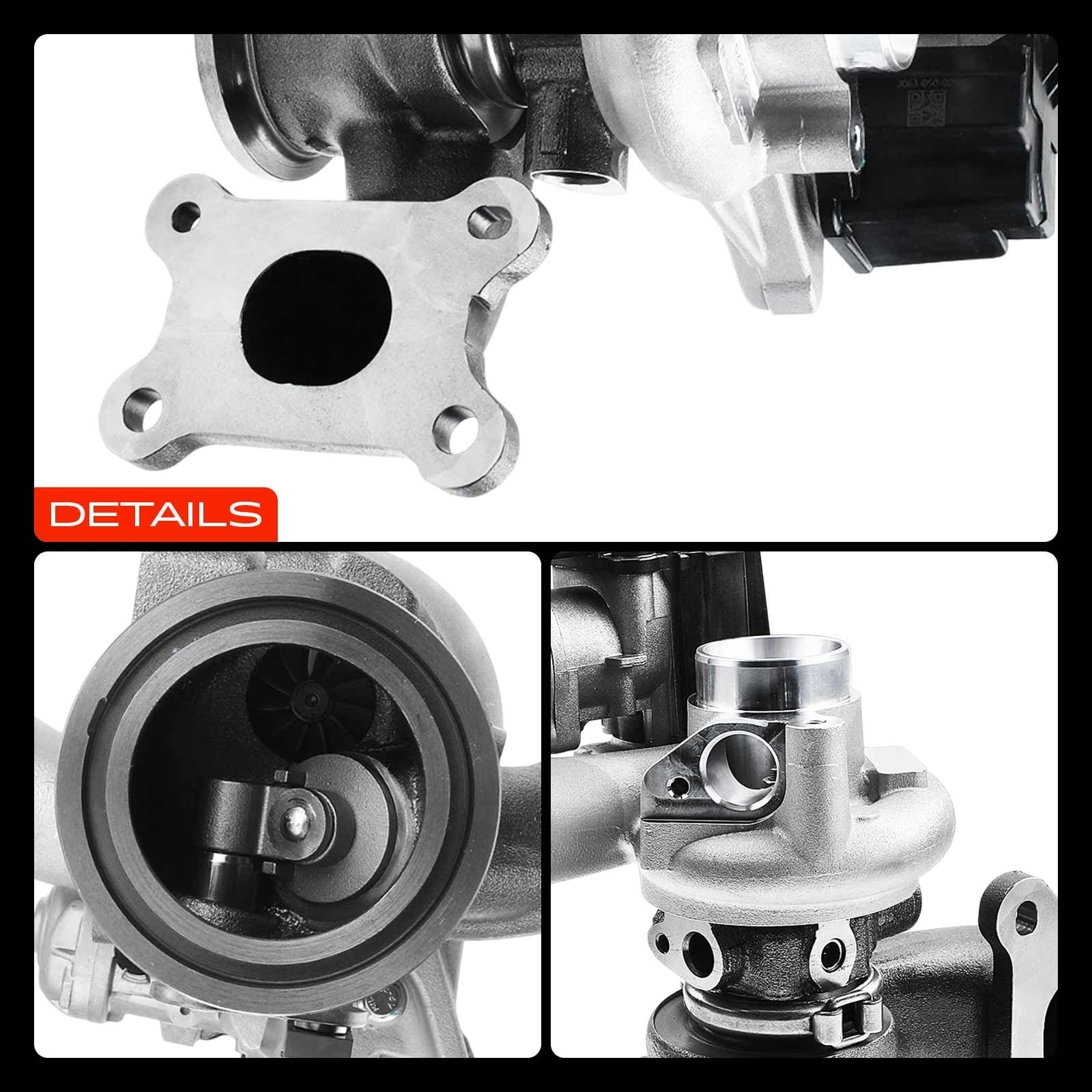 Frankberg Turbocompressore 04E145704R | Compatibile con: A3 Sportback 8VA 8VF, A3 Limousine 8VM 8VS, A3 8V1 8VK, Golf VII Variante BA5 BV5