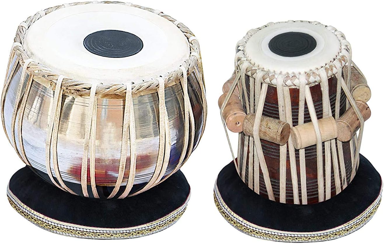 SG MUSICAL STORE - Perfect Tablas for Students and Beginner Tabla Drum | tabla musical instrument | tabla set with bag BYTD