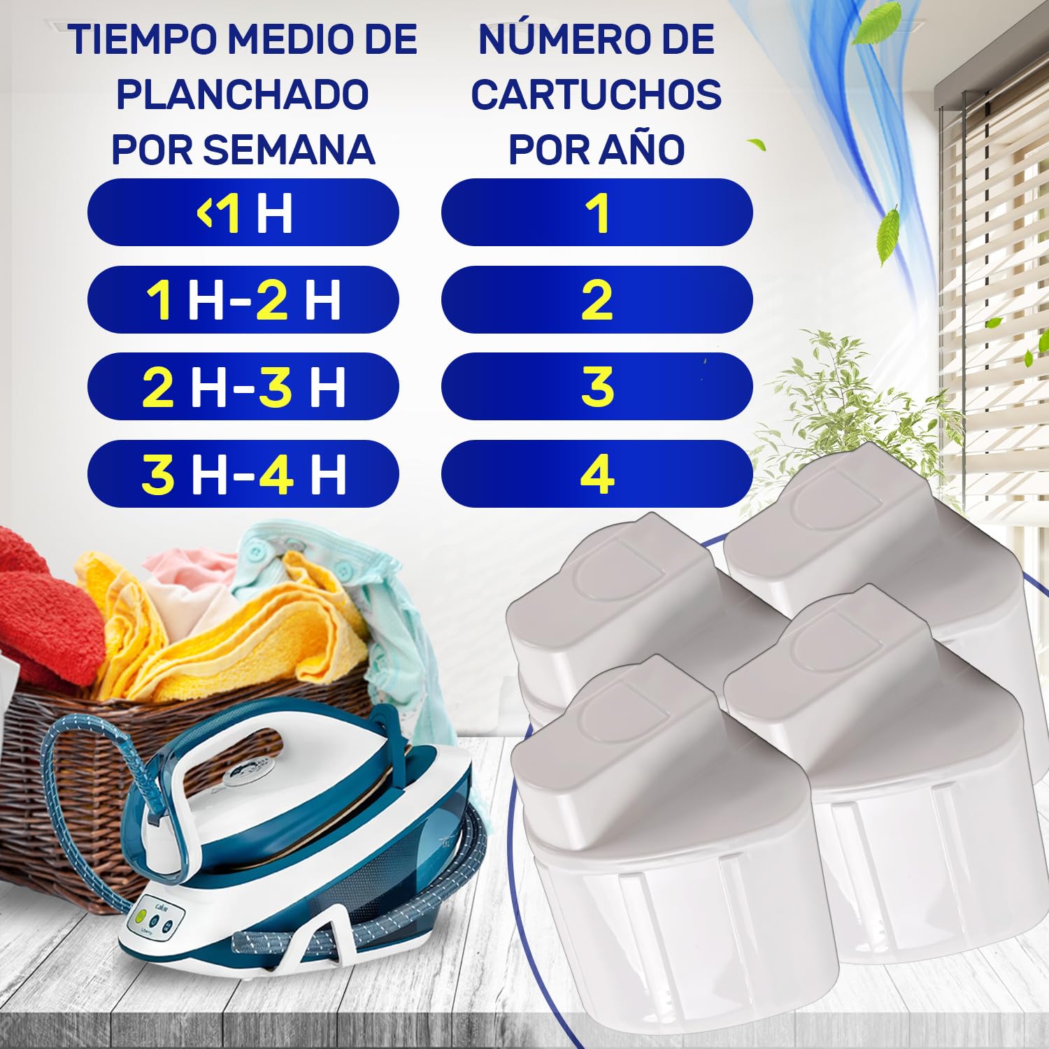 MONTERAL XD9070E0 para Rowenta Liberty Powersteam Cartucho Antical Set 4 Adaptado para Calor para Tefal Centro Planchado