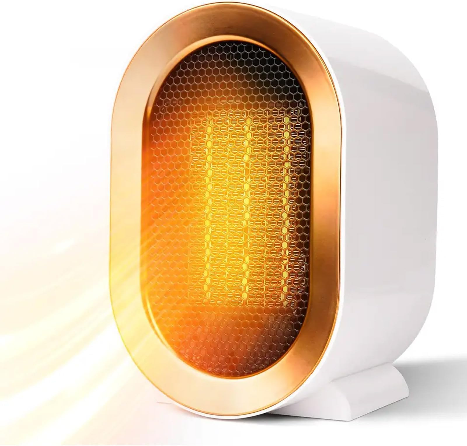 Electric Heaters for Indoor use: plug in portable small room heater with fan for bedroom bathroom camping mini heater for office under desk table quiet 300 sq ft air heat