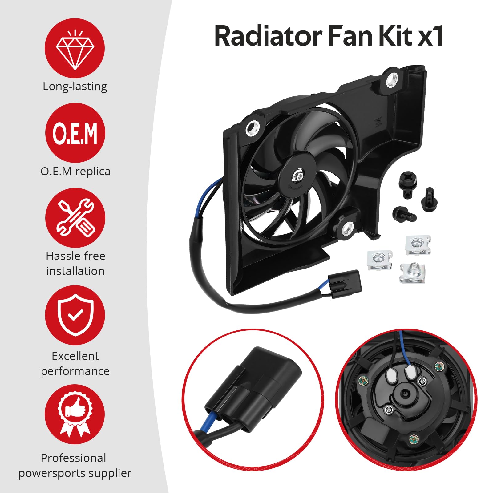 RN80J XSR900 2022 ラジエターファン Amazon.com: JAVIK Radiator Fan Kit for Yamaha WR450F WR250F