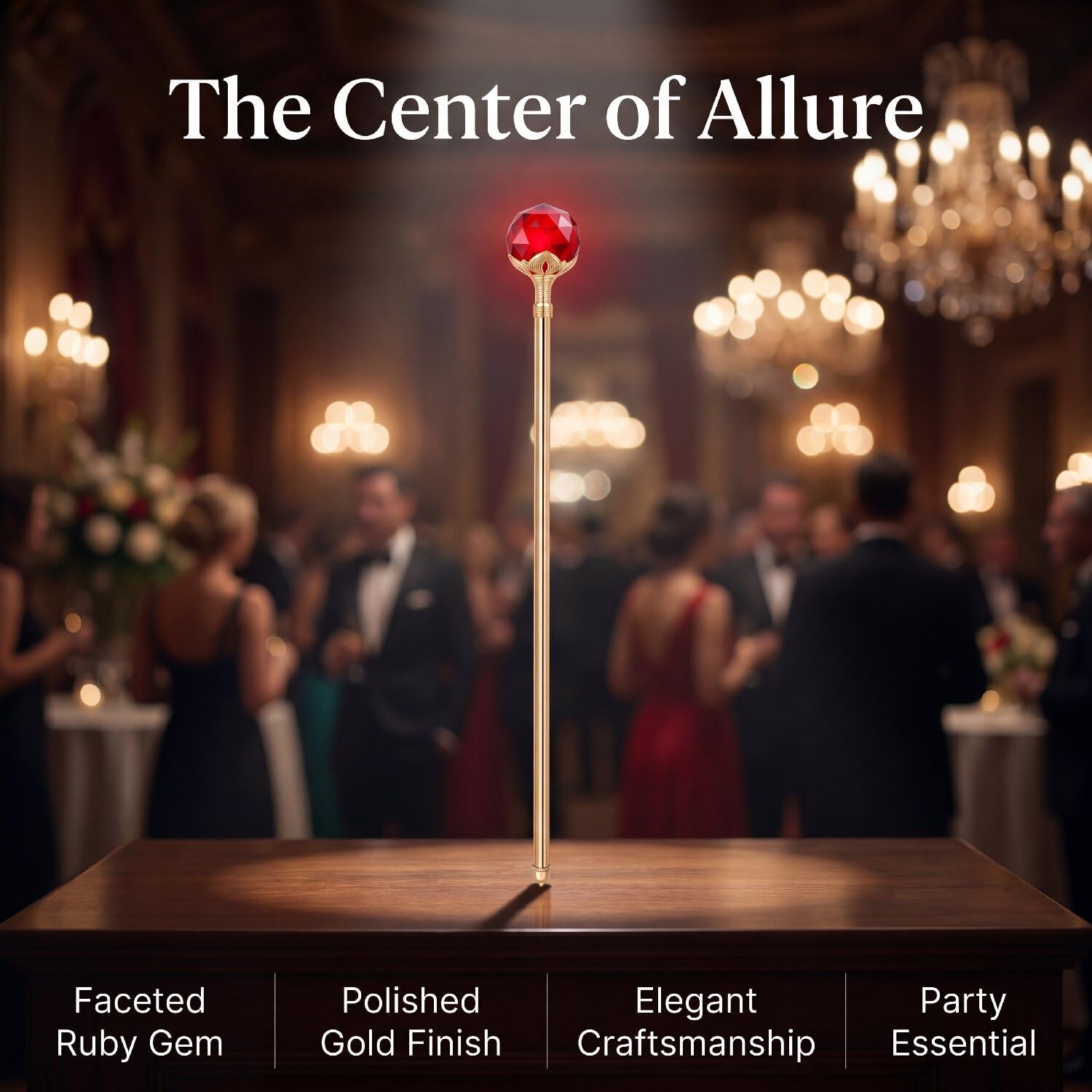 Red Scepter Wands for Birthday Party Prom Sceptor