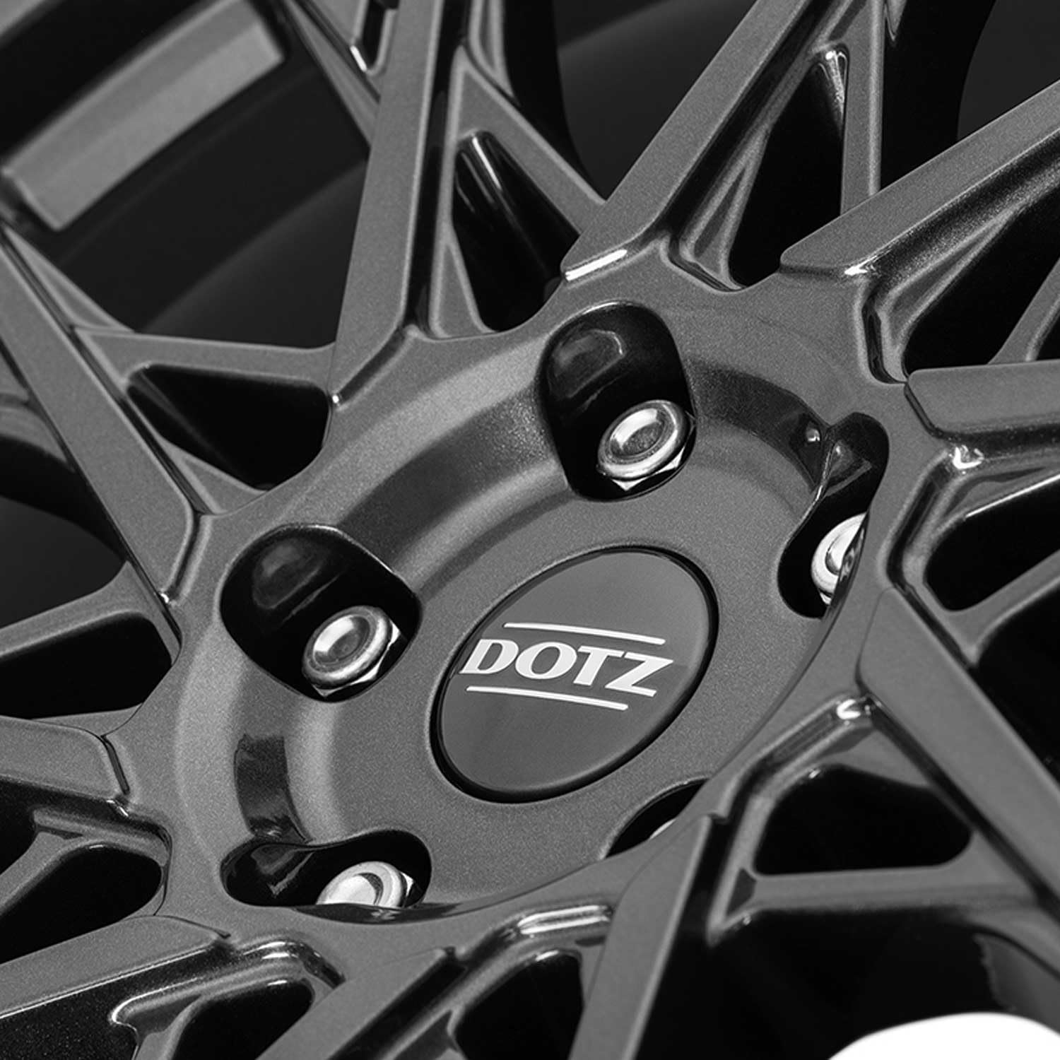 4 cerchi Dotz Fuji grigio 8.0Jx19 ET35 5x112 compatibili con Mercedes Benz A B C CLA CLK CLS Cle E EQB EQE Eqa (H243) GLA GLB GLC GLK S SL SLK SLK/SLC