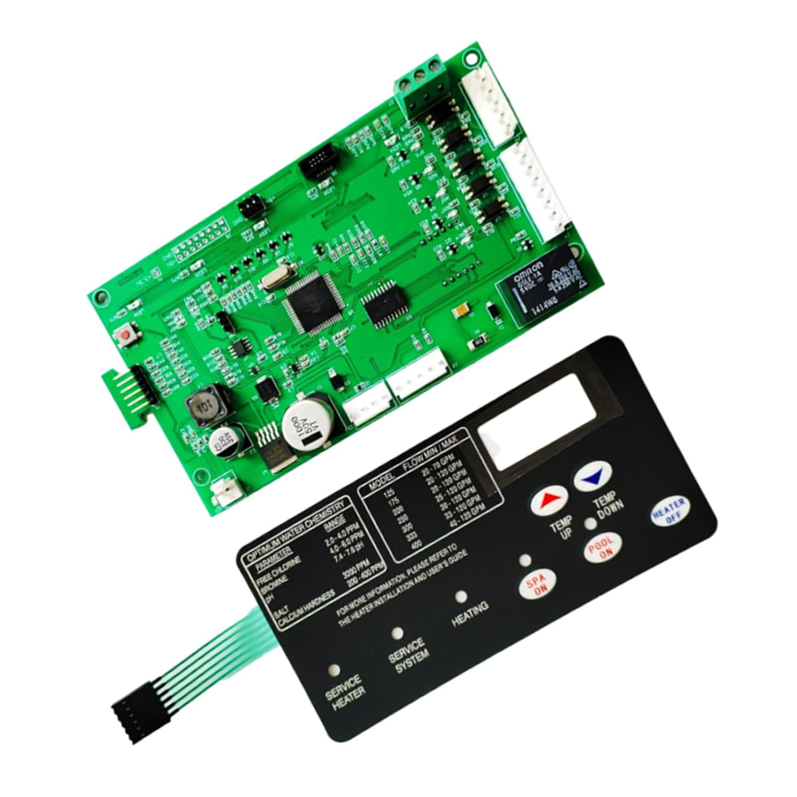 Kit de clavier de rechange pour chauffage de piscine