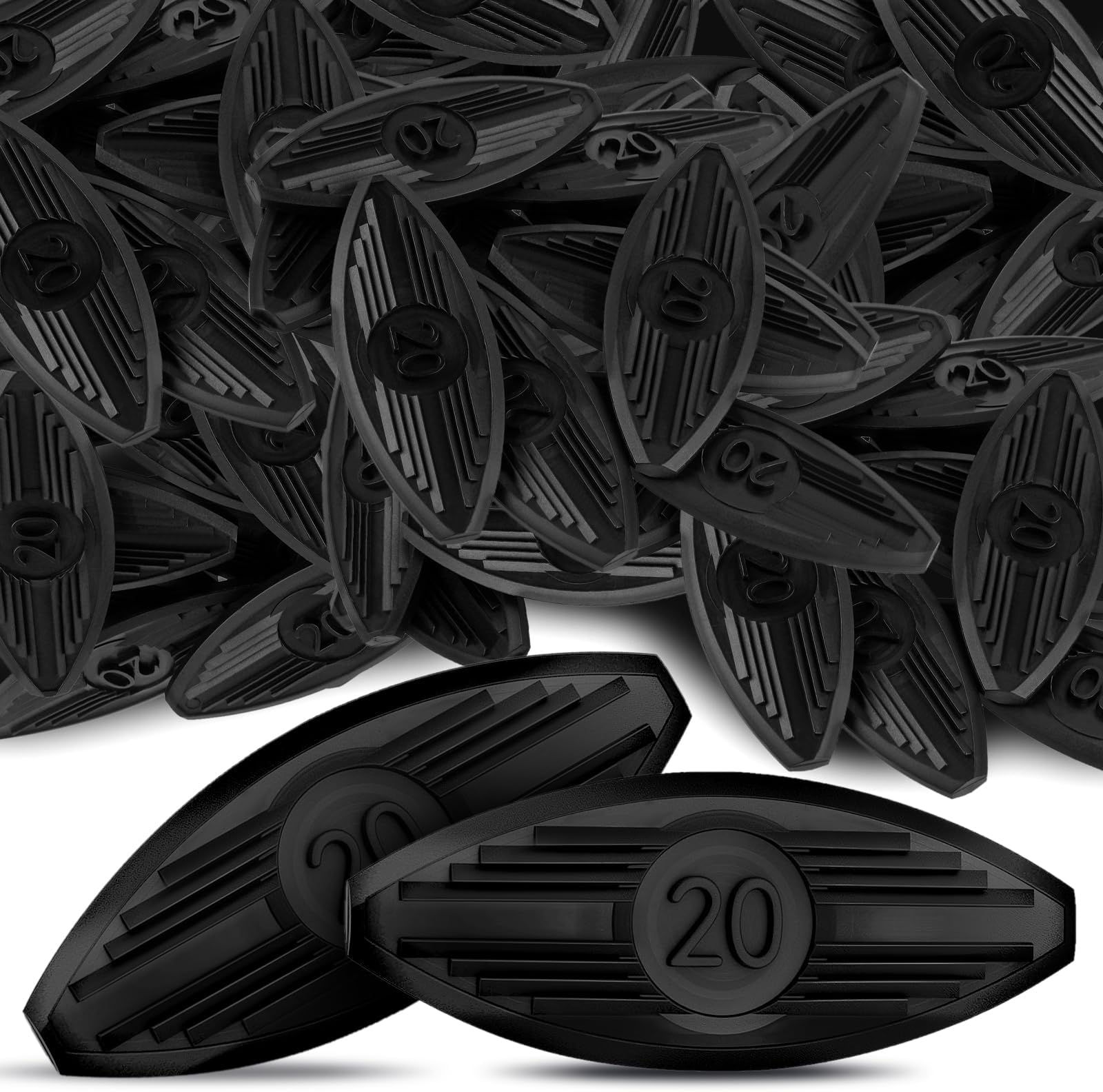100 Pcs Plastic Biscuit Joiners Self Clamping Plate Joiner Tool Connectors for Woodworking Composite Deck Fixed Door and Furniture Framing Joinery Black