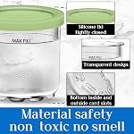 Conteneurs Remplacement pour Pintes et Lids de Creami Ninja & Pousse - 4 Conditionnement compatible avec NC300/NC301/NC299AMZ Series | Sans BPA, Lave-vaisselle-safe, Pinceaux de fuite-proof pour crème glacée maison