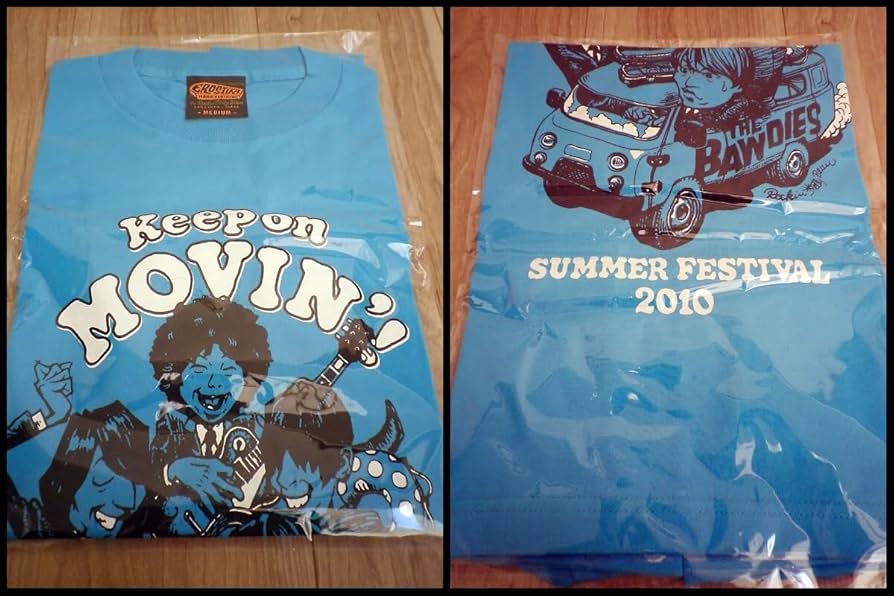 THE BAWDIES（ザ・ボウディーズ）ツアーT / バンドT 5枚セット THE BAWDIES（ザ・ボウディーズ）ツアーT / バンドT 5枚セット