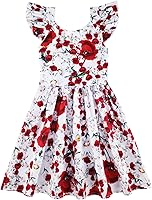 Vista 225 de Vestido de verano para niña, de algodón, con diseño floral