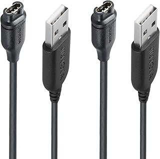 2Pack 3.93ft Length Charging Cable for Garmin Fenix 5/6/7,Fenix 7 7S 7X Pro Sapphire,Forerunner 935 945 45 45S 245,Approach S10 S40 S60 X10,venu,Vivoactive 3 4 4S,Vivomove 3 3S Smart Watch
