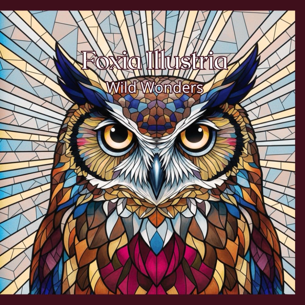 Wild Wonders An Animal Coloring Adventure Through Mosaic and Zentangle