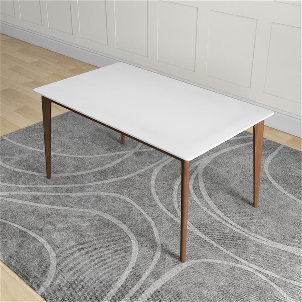 Amazon.com - Sella Modern Solid Wood Walnut White Top