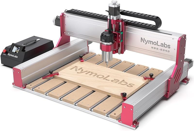 NBS-6040 CNC Router Machine, 710W Spindle for Wood Acrylic & Metal