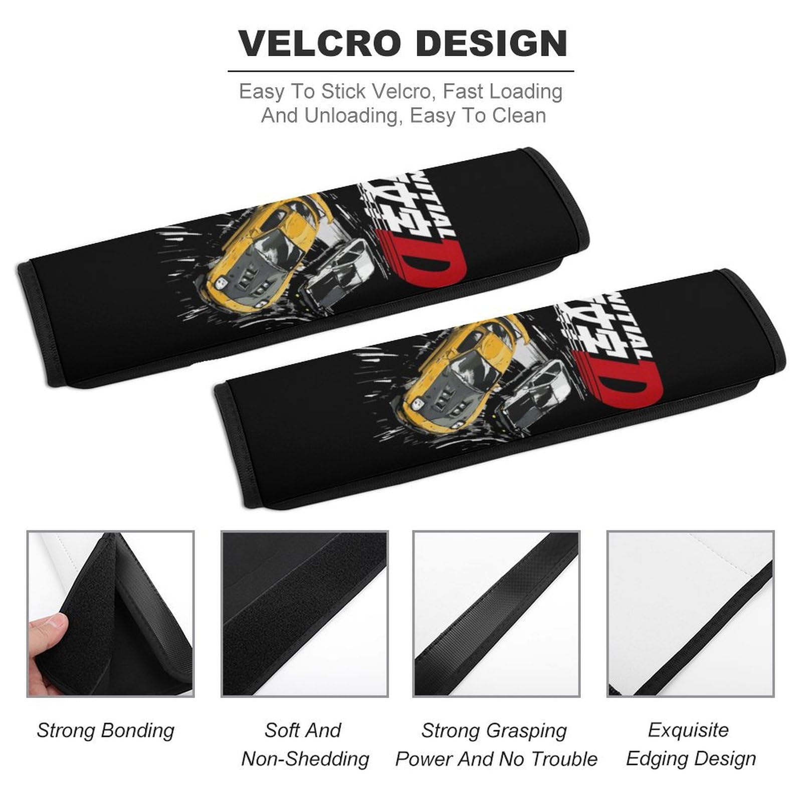 Amazon.co.jp: シートベルトカバー 頭文字d イニシャル D 藤原