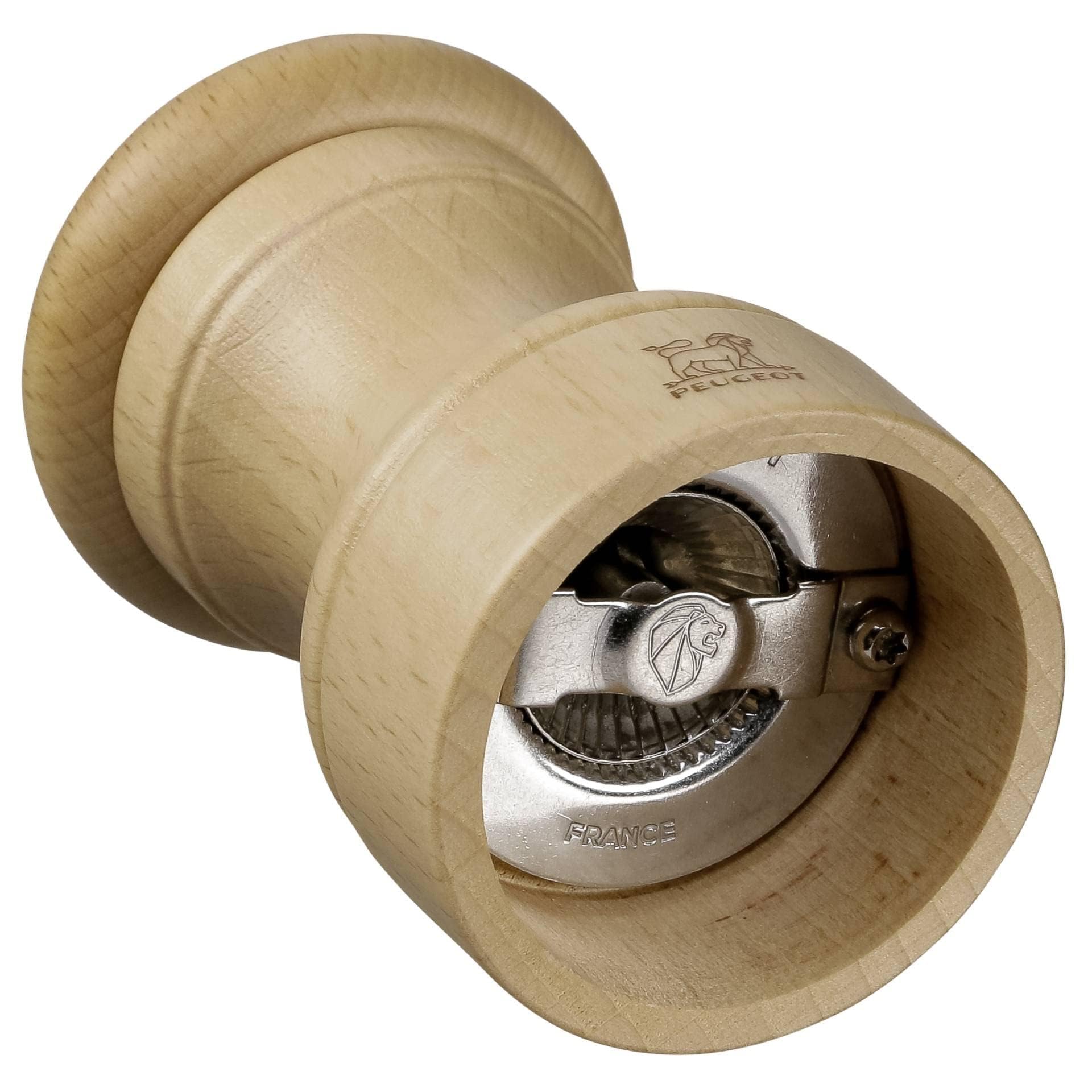 PEUGEOT, Bistro 10 cm Salt Mill, Classic Grind System, Made with PEFC Certified Wood, Lifetime Guaranteed Mechanism - Image 2