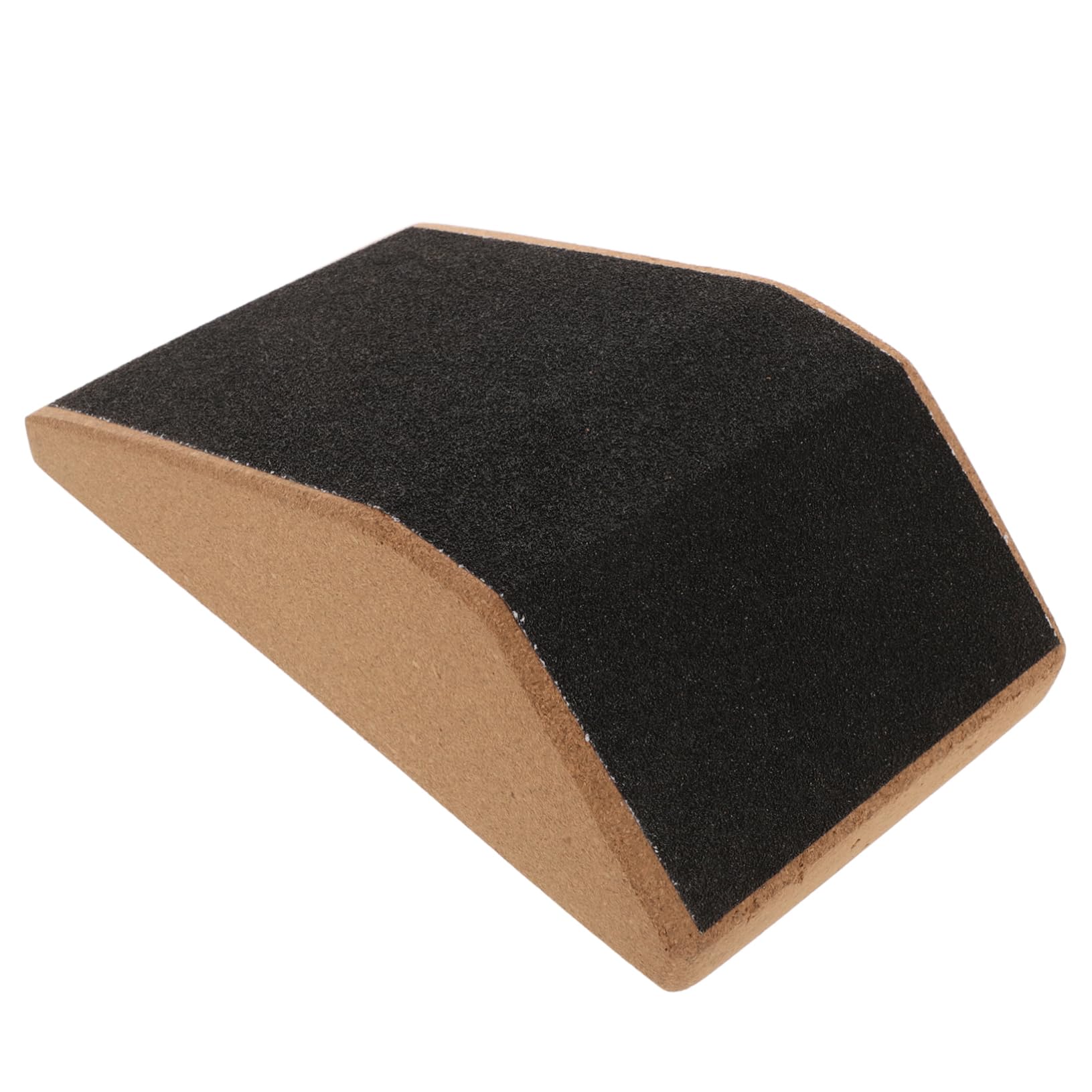 Bloque de Yoga de Corcho para Fitness, Antideslizante | Rampa Inclinada para Pantorrilla, Uso en Interior, Resistente Compresión, Fácil de Guardar y Llevar