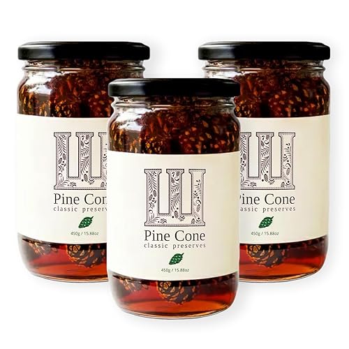 Miniatura 8 de Russian Forest Cono de pino natural Classic Preserve con conos de pino bebé 450g15.87oz Importado Siberian Delicacy