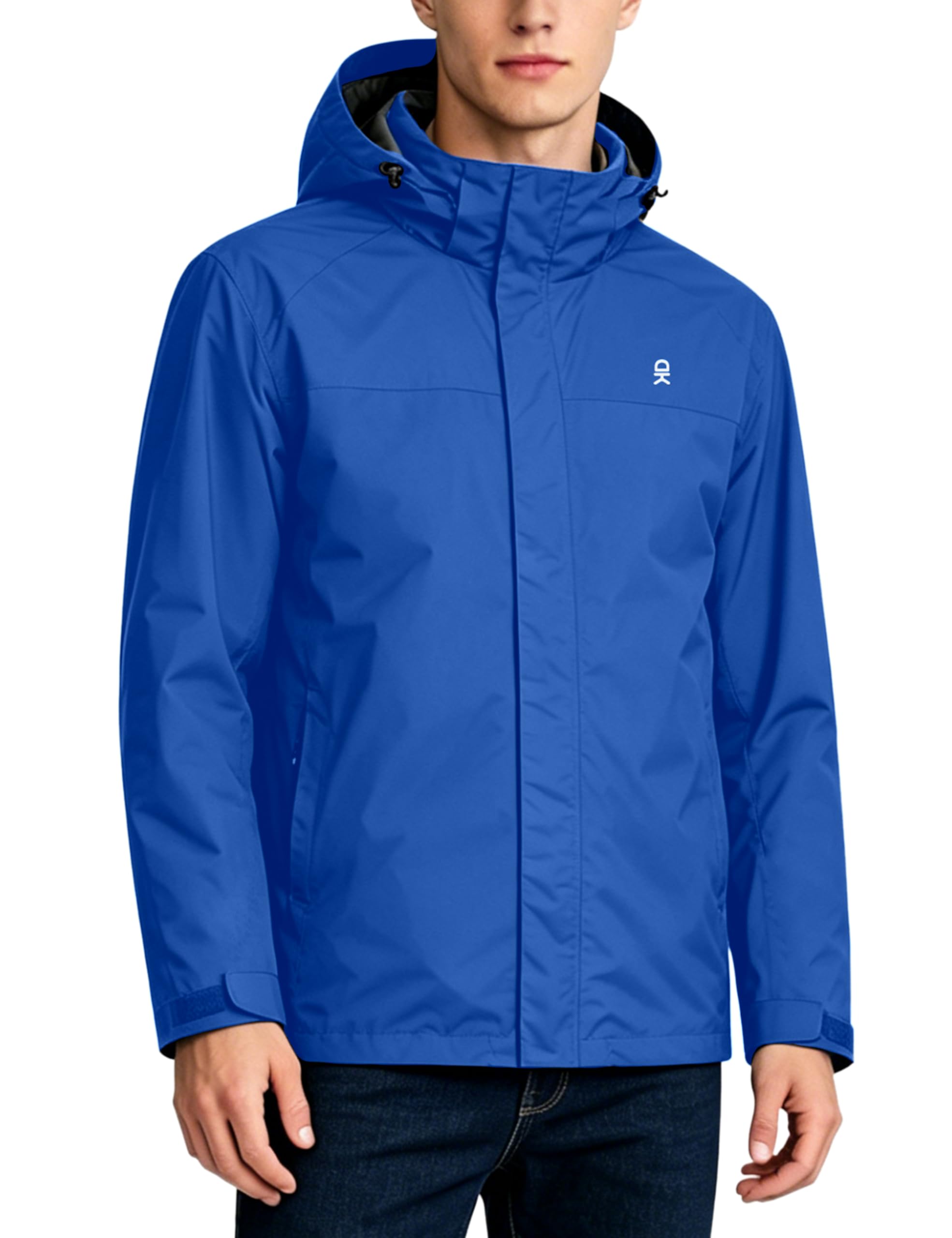 Little Donkey Andy Men's Waterproof Rain Jacket Outdoor Raincoat for Hiking