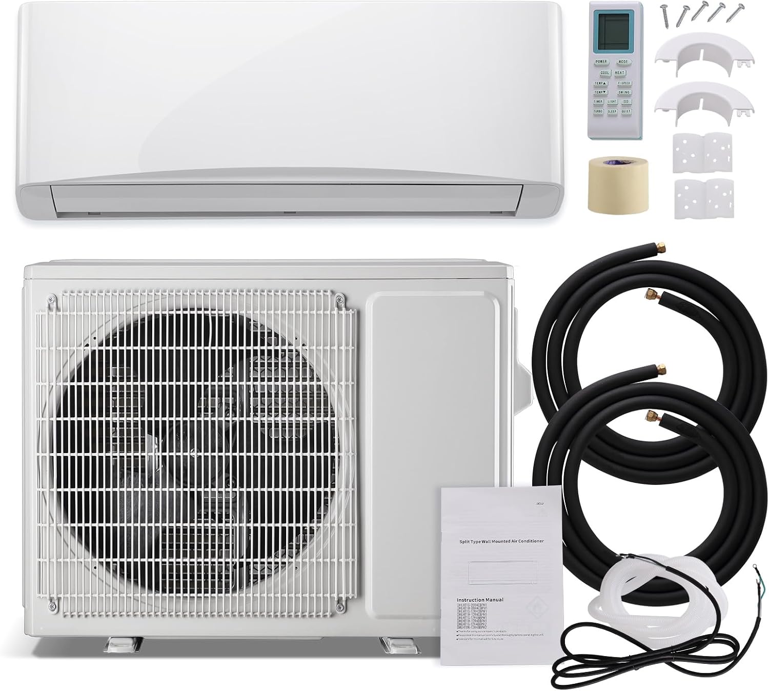 DEMULLER 9000BTU Split Air Conditioner and Heater components