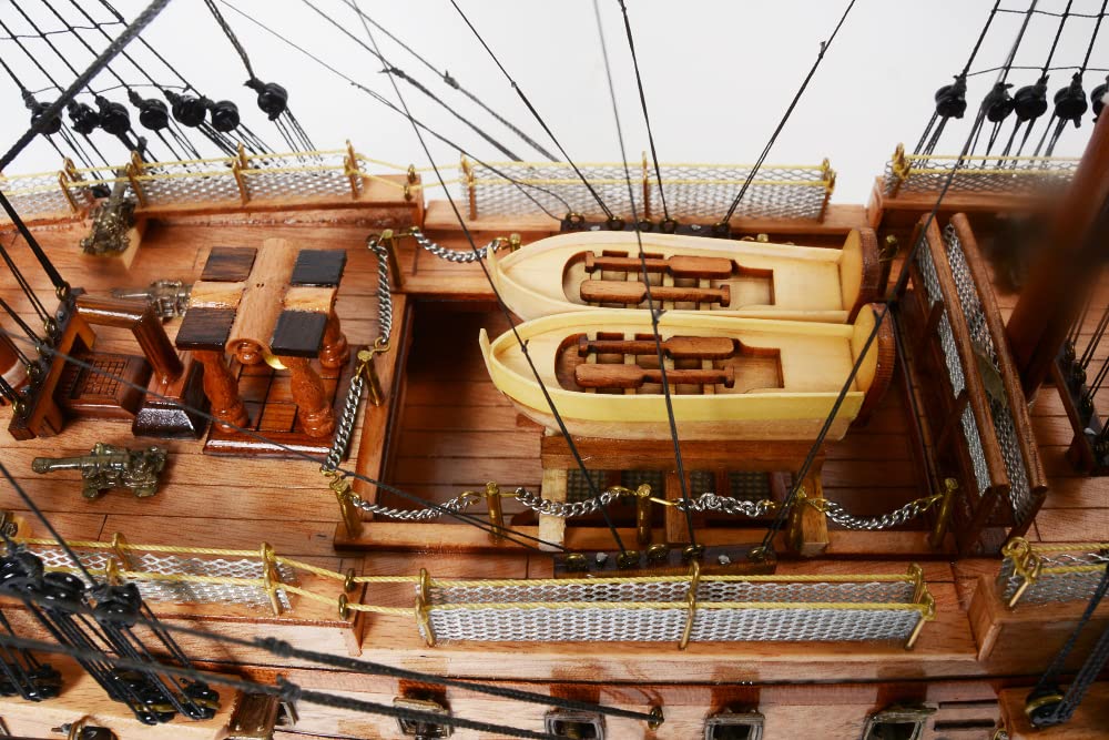 HMS VICTORY 木製帆船模型 イギリス海軍ネルソン提督 Amazon | 帆船模型 完成品 木製 HMS ヴィクトリー号 HMS Victory
