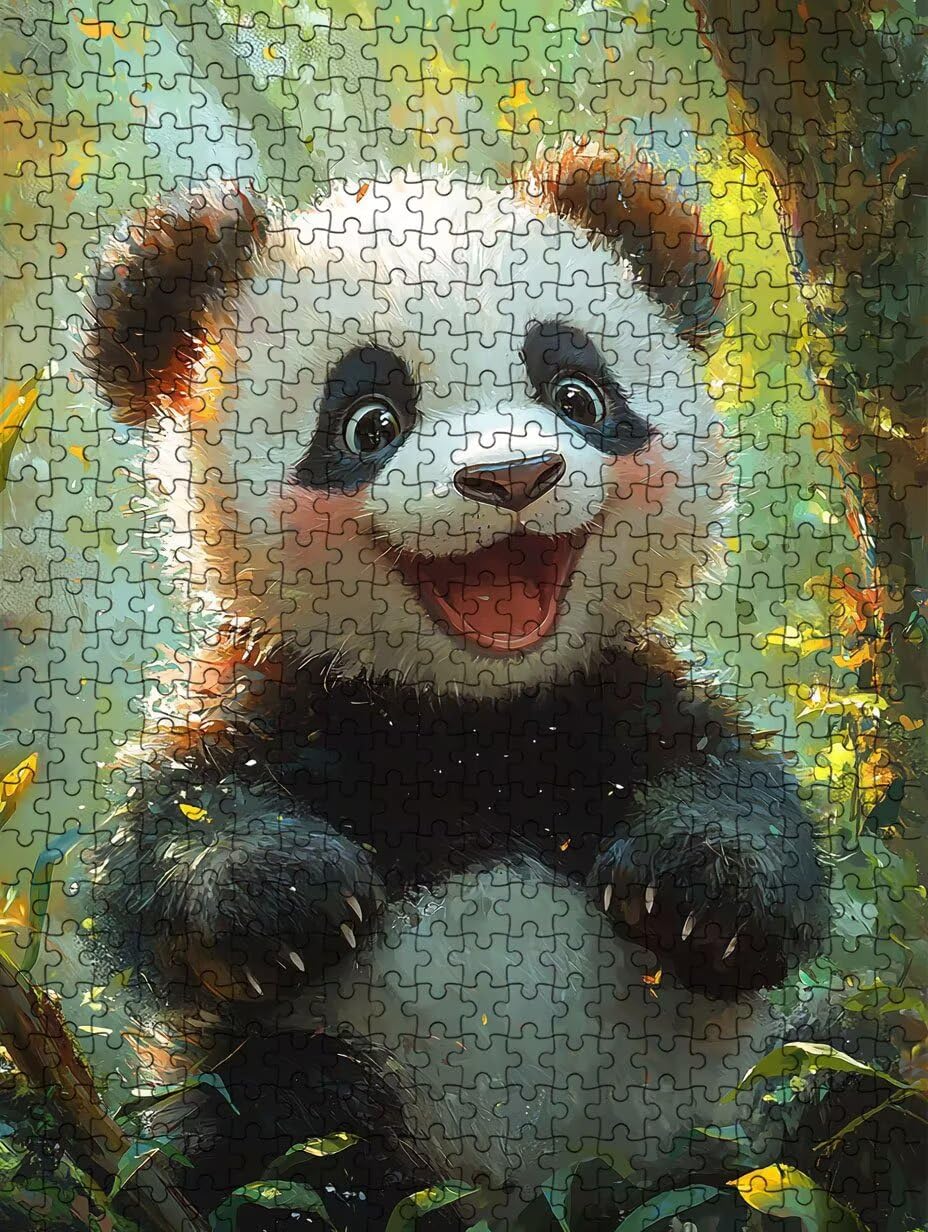 Puzzle 5000 Pezzi, Panda Carino 3D Puzzle per Adulti Impegnativo, Educa Puzzles Artistico, Divertente E Stimolante Puzzles Decorativo per La Famiglia, Regalo e Decorazione Pareti DX0YL6-973