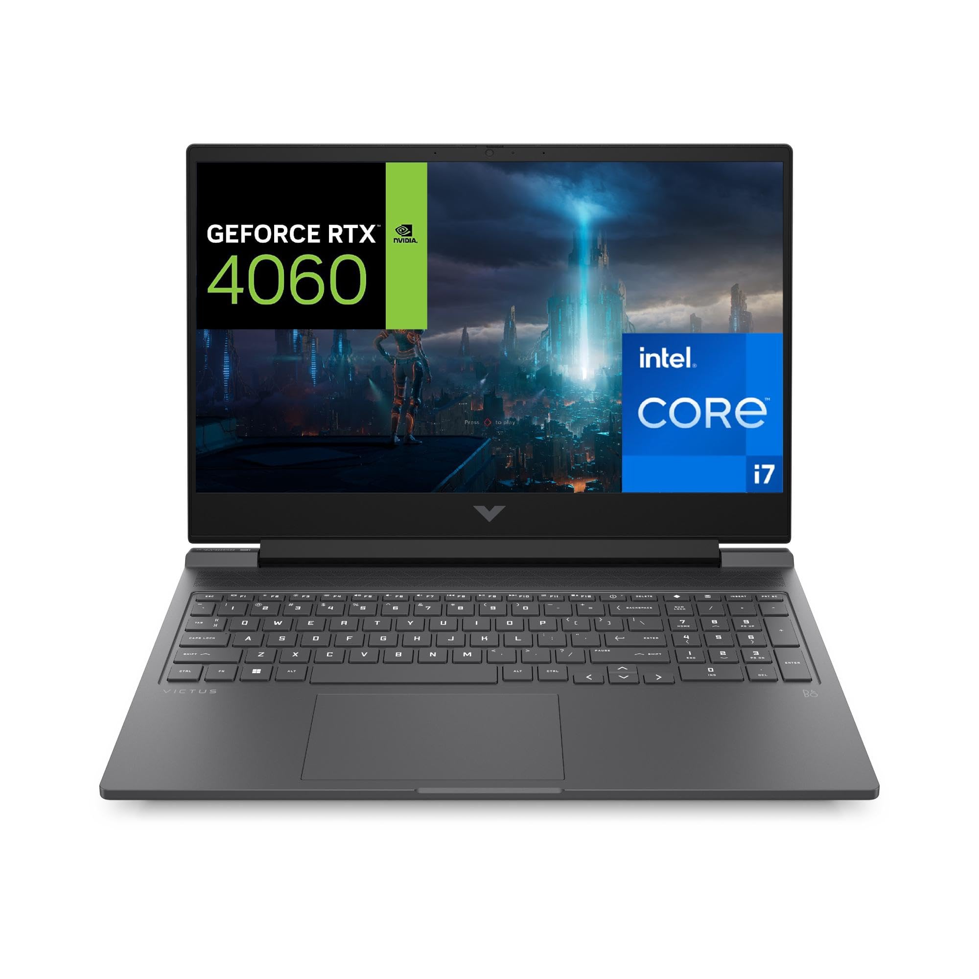 HP Victus 16-r0009sl Notebook, Intel Core i5-13500H, RAM 16GB DDR5 5600Mhz, 512GB SSD M.2, Display 16.1" FHD IPS 144Hz, Grafica Nvidia RTX 4060 da 8GB, Wi-Fi 6E, BLE 5.3, Windows 11, Grigio 16" RTX 4060 8GB INTEL Core i5 13500H