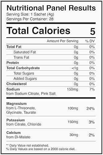 Miniatura 5 de PIQUE RE Fountain - Polvo de electrolito calmante  Paquetes de polvo de hidratación con triple Biomaxed magnesio para descanso, recuperación y apoyo