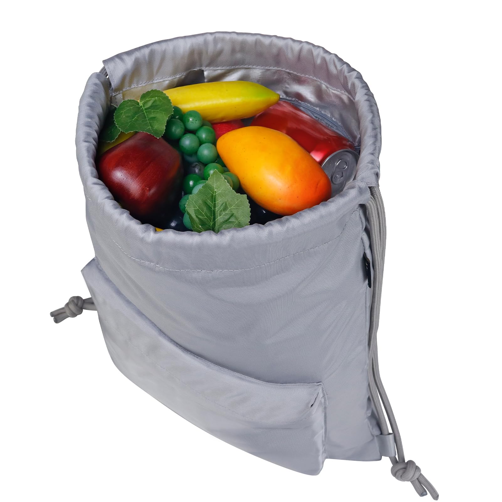 Moyad Borsa Frigo Grande Zaino Termica Porta Pranzo Refrigerante Isolamento Impermeabile Lunch Bag Mantiene Il Cibo Caldo o Freddo per Uomo Donna, Grigio