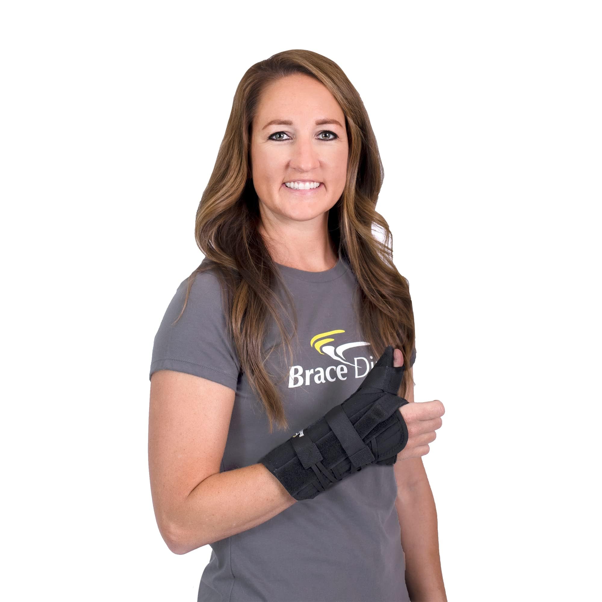 Brace Direct Férulas estabilizadoras universales para pulgar, espica y muñequera médica, artritis, tenonitis, tenosinovitis de Quervain, Universal Left