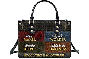 Bible-themed Leather Handbag: A Graceful Accessory