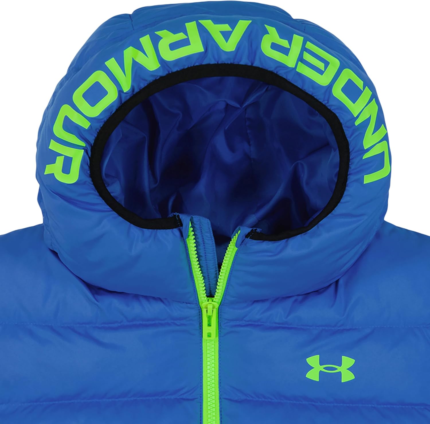 Under Armour boys Pronto Colorblock Puffer Jacket, Mid-weight, Zip Up Closure, Repels Water - Image 6