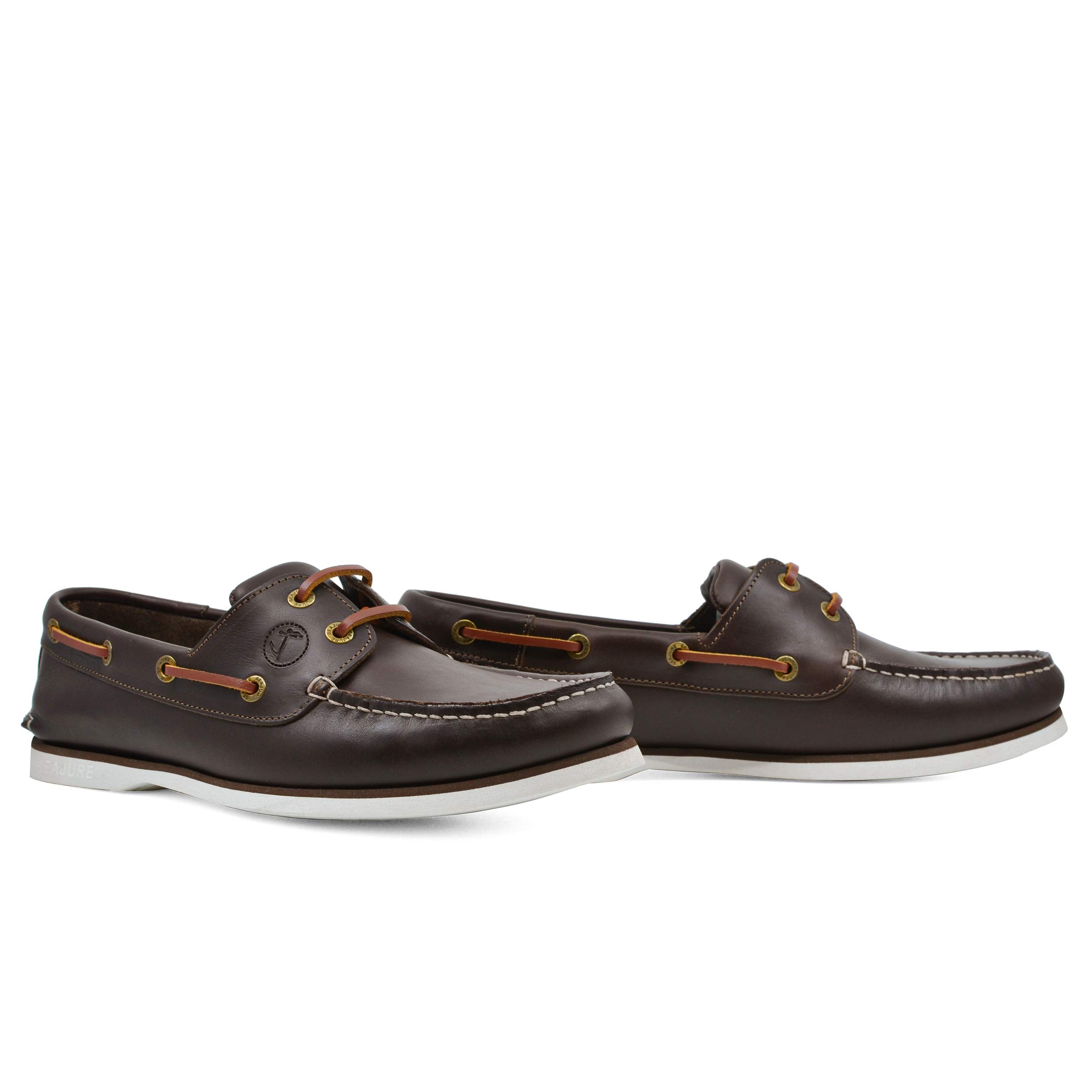 Seajure Damen Bootsschuhe Forvie Dunkelbraunes Leder