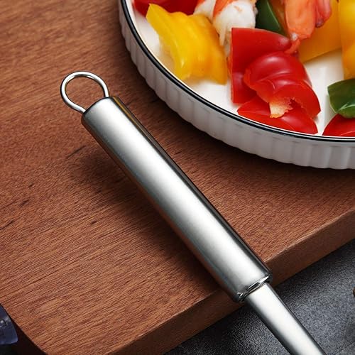 Miniatura 5 de Berglander - Espátulas de acero inoxidable, espátula sólida, espátula de barbacoa, espátula de metal para cocinar, espátulas de cocina para