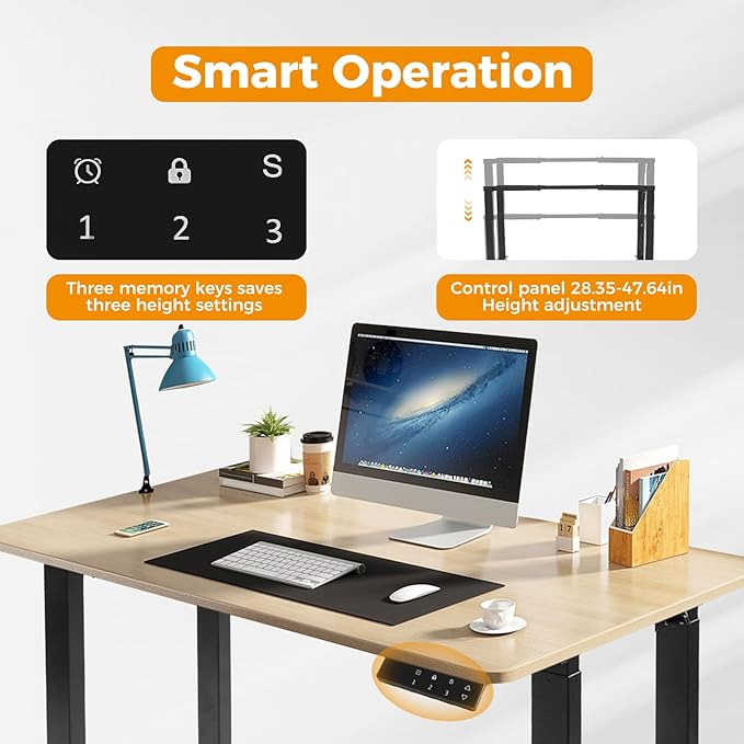 Base de Escritorio Eléctrico Ajustable Altura 4 Patas 220 lbs miniatura 7