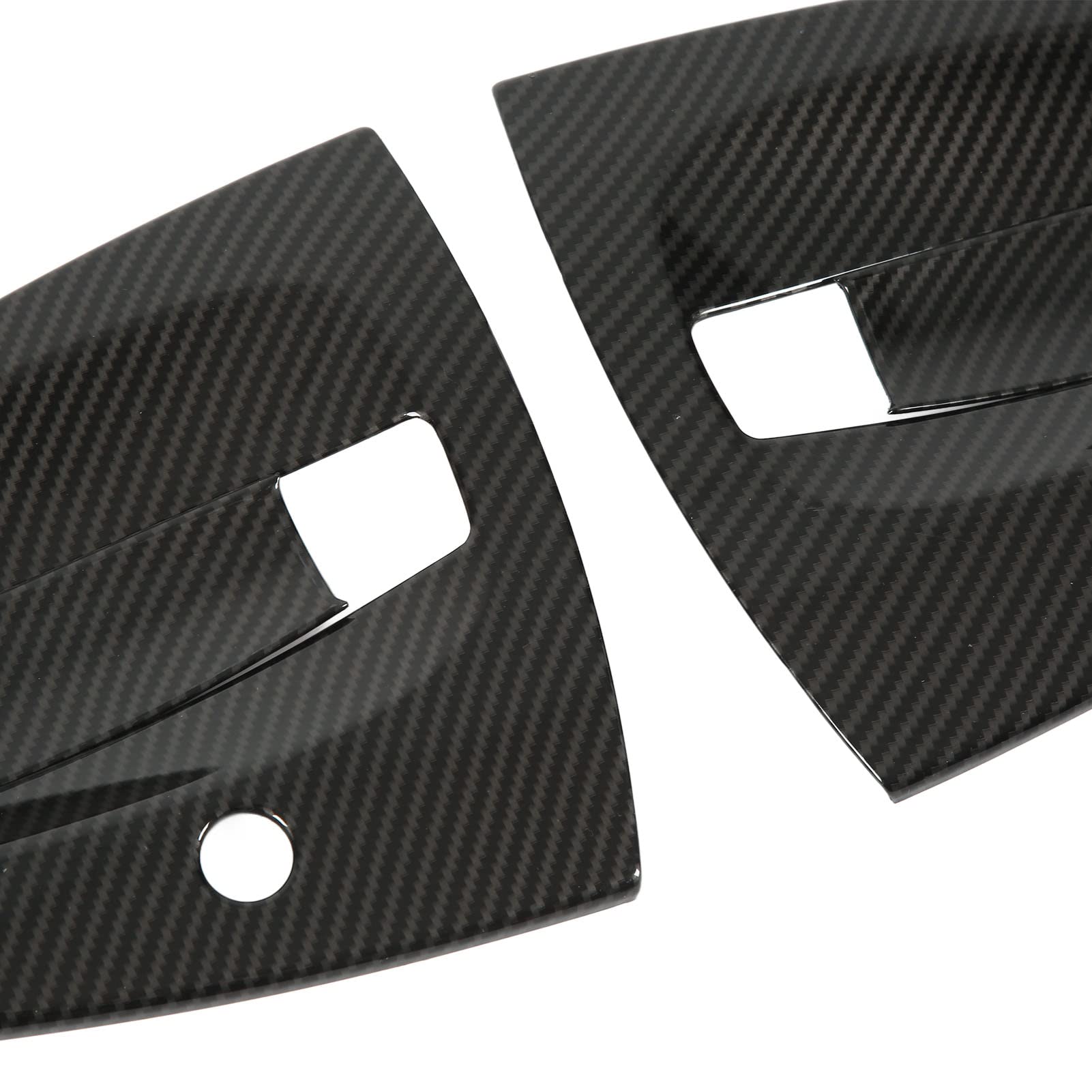 Carbonio Smart Smart 451 Carbon 4 Pezzi Di Toppe Per Maniglie Esterne Per Auto, Copri Maniglia Smart 451, Copertura Maniglie Porta Smart 451